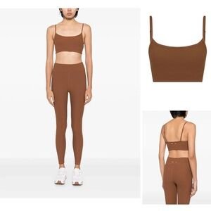 The Upside Chocolate Brown Yoga Set